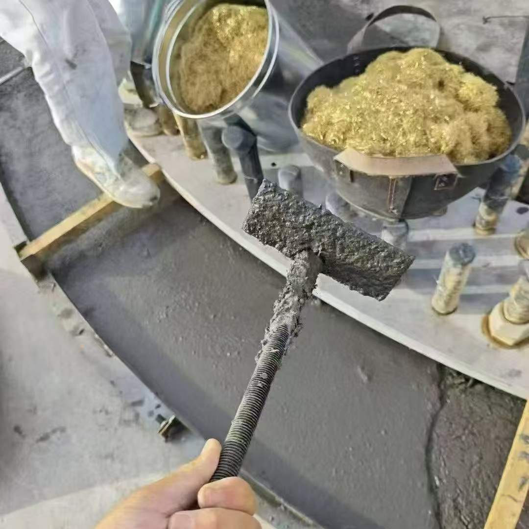 蕉城C120钢纤维高强无收灌浆料 轧机压缩机汽轮机发电机锻压设备底座灌浆材料